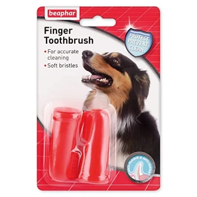 Abbildung von Beaphar Dog A Dent Finger Zahnbürste 1 st.