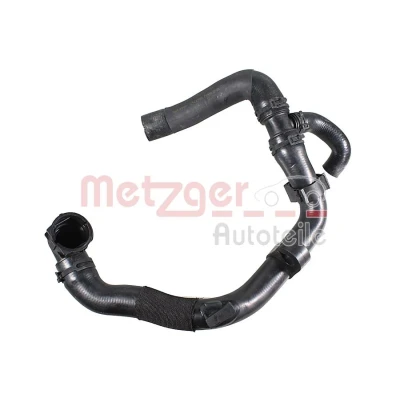 Abbildung von METZGER 2421983 Kühlerschlauch rechts oben EPDM (Ethylen Propylen Dien Kautschuk) ohne Schellen VOLKSWAGEN: Passat B7 Variant, CC