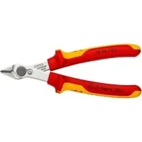 Abbildung von Knipex Seitenschneider Elektronikseitenschneider Electronic Super Knips L.125mm Form 0 Facett