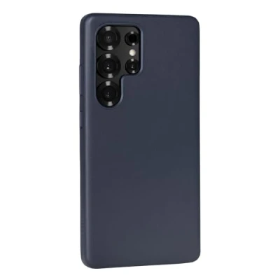 Abbildung von TORRO Hülle Leder Kompatibel mit Samsung Galaxy S25 Ultra 5G 2025 Echt Qi2 / MagSafe Lade Kompatibel, Schlanke Bumper (Marineblau)
