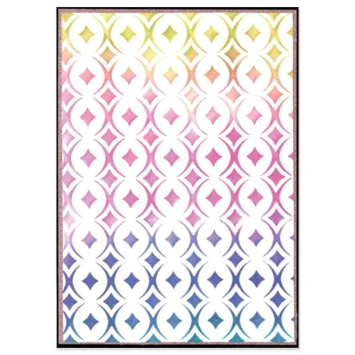 Abbildung von Sizzix™ A5 Schablone, 1 Stück — Cosmopolitan, Uptown Adornment von Stacey Park