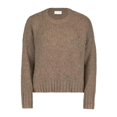 Abbildung von Cartoon Strickpullover, Damen, Größe: 34, Hellbraun