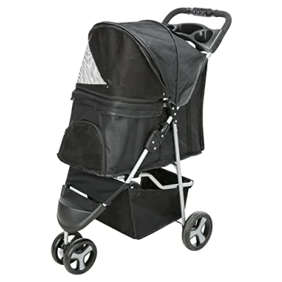 Abbildung von TRIXIE Hundebuggy Buggy für Hunde M bis max. 11 kg, (1 tlg), Schnell Falt Funktion