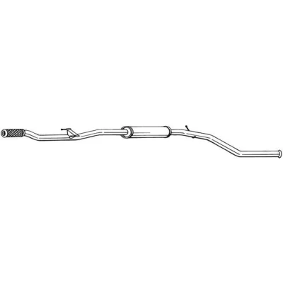 Abbildung von BOSAL 295 087 Mittelschalldämpfer PEUGEOT: 206 SW