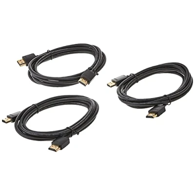Abbildung von Monoprice Hochgeschwindigkeits HDMI Kabel, 18 m, Schwarz, zertifiziertes Premium, 4K @ 60Hz, HDR, Gbit/s, 34 AWG, YUV 4:4:4 Ultra Slim Serie