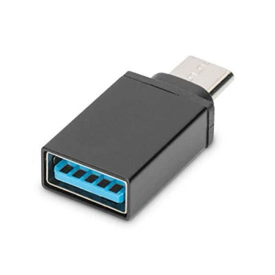 Abbildung von DIGITUS USB 3.2 Gen1 Adapter C (St) zu A (Bu) 5 Gbit/s Kabel, Kabel Schwarz