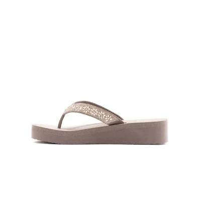 Abbildung von Skechers Zehentrenner, Damen, Größe: 36, Taupe Schuhe