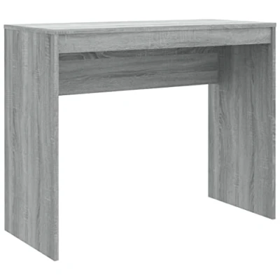 Abbildung von vidaXL Schreibtisch Computertisch Arbeitstisch Bürotisch PC Tisch Büro Laptoptisch Büromöbel Arbeitszimmer Grau Sonoma 90x40x72cm Holzwerkstoff