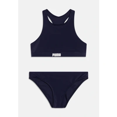 Abbildung von Puma SWIM Girls Racerback Bikini für Kinder, Größe: 116, Navy