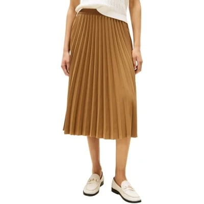 Abbildung von Tommy Hilfiger Fluid Pleated PULL ON MIDI Skirt Faltenrock, Damen, Größe: 36, Hickory