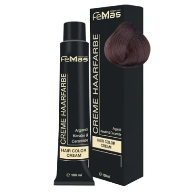 Abbildung von FemMas Premium Haarfarbe Hair Color Cream 100ml Dunkelblond Schokolade Intensiv 6.99