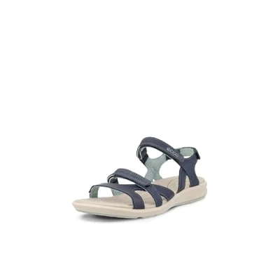 Abbildung von ECCO Damen CRUISE II Flat Sandal, Blau (MARINE/ICE FLOWER), 40 EU