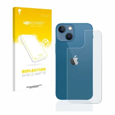 Abbildung von upscreen Entspiegelungs Schutzfolie für Apple iPhone 13 mini (Rückseite) Displayschutz Folie Matt [Anti Reflex, Anti Fingerprint]