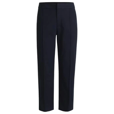 Abbildung von BOSS Teresita Stoffhose, Damen, Größe: 44, Dark blue