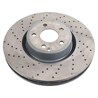 Abbildung von FEBI BILSTEIN 172925 Bremsscheibe Vorderachse 342 32 5 112 gelocht/innenbel. beschichtet hochgekohlt MERCEDES BENZ: SL Cabrio