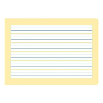 Abbildung von 2 x Formati Schreibheft A5 quer Lineatur S.3 6/6/6mm liniert 20 Blatt