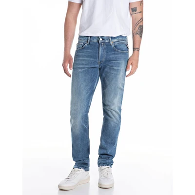 Abbildung von Replay Straight Jeans &quot;GROVER&quot;, in vielen verschiedenen Waschungen, mit Stretch