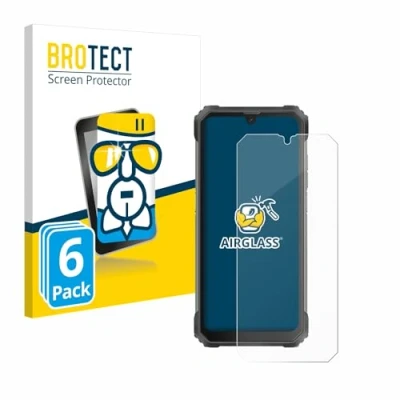 Abbildung von BROTECT Schutzglas für Blackview BV8800 (6 Stück) Schutzfolie Panzer Folie Glas [Extrem Kratzfest 9H, Anti Fingerprint, Ultra Transparent]