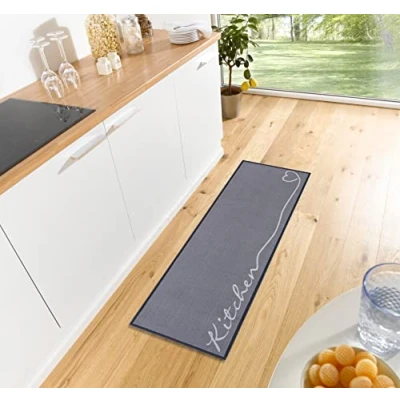 Abbildung von HANSE Home Küchenläufer &quot;Kitchen Herz&quot;, rechteckig, Läufer, Rutschfest, Küchenteppich, Küche, Teppich, Pflegeleicht