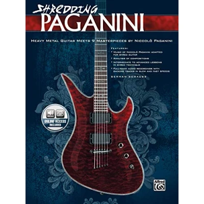 Abbildung von Shredding Paganini: Heavy Metal Guitar Meets 9 Masterpieces by Niccolo Paganini (incl.Online Audio) (National Workshop)