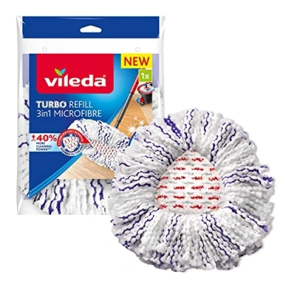 Abbildung von Vileda Zitruspresse TURBO REFILL MICROFIBRE 3in1 Ersatzkopf