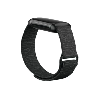 Abbildung von Fitbit Charge 5,Hook &amp; Loop Band,Charcoal,Small