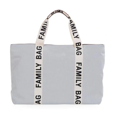 Abbildung von Childhome, Family Bag, Wickeltasche, Reise /Wochenendtasche, großes Fassungsvermögen, abnehmbare Tasche inklusive, Altweiss, Signature Collection