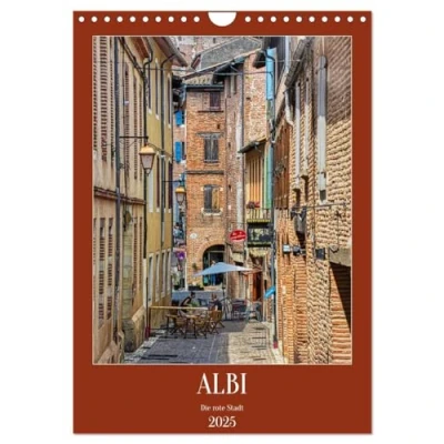 Abbildung von Albi Die rote Stadt (Wandkalender 2025 DIN A4 hoch), CALVENDO Monatskalender