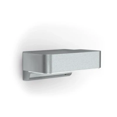 Abbildung von Steinel Connect LED Außenleuchte L 800 SC, smarte Wandleuchte, Bewegungsmelder, dimmbar, steuerbar per App, Zeitplan, 7.5 W, 3000 K, Silber