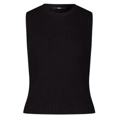 Abbildung von zero MIT Rundhalsausschnitt Top, Damen, Größe: 40, Black beauty