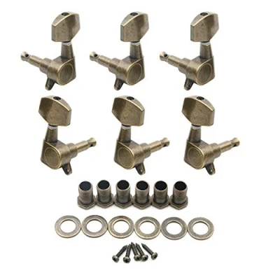 Abbildung von Unxuey Stimmwirbel für Akustikgitarre, 3R3L, Mechaniken Stimmwirbel, gitarre Tuning Pegs Akustische E
