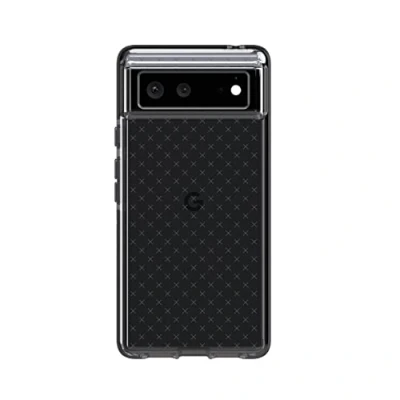 Abbildung von tech21 Evo Check for Google Pixel 6 Ultra Protective Phone Case with 16ft Multi Drop Protection Smokey/Black