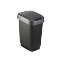 Abbildung von Rotho Mülleimer Swingeimer 10L Twist schwarz