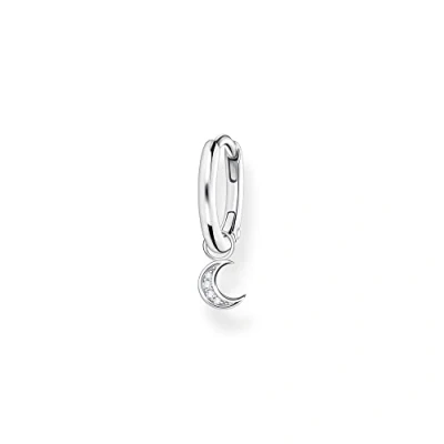 Abbildung von Thomas Sabo Einzel Creole mit Mond Anhänger 925 Sterling Silber CR708 051 14