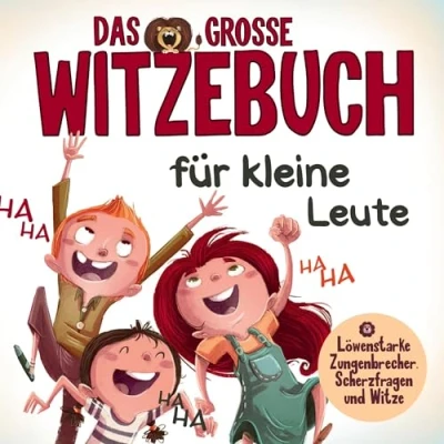 Abbildung von Witzebuch für Kinder Löwenstarke Zungenbrecher, Scherzfragen und Witze Erstleser.: Das kleine Leute! Mit Spaß einfach Lesen lernen. Perfektes Erstlesebuch Mädchen Jungen.