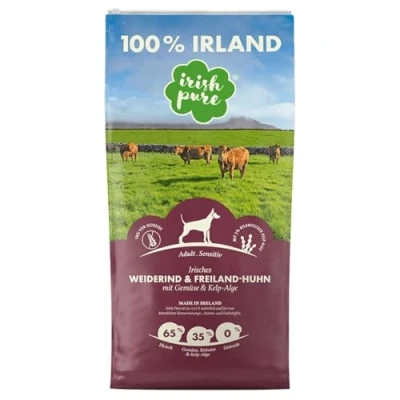 Abbildung von Trockenfutter Irisches Weiderind &amp; Freiland Huhn mit Gemüse Kelp Alge 4kg