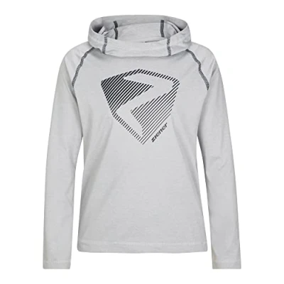 Abbildung von Ziener Unisex Kinder JANUP Kapuzen Pullover, Mid Layer atmungsaktiv, elastisch, PFC frei, seaweed, 152