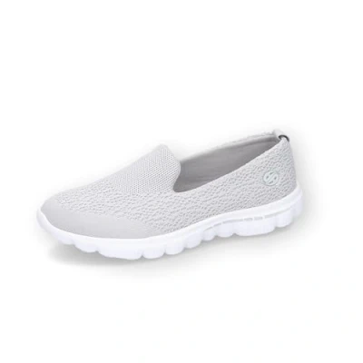 Abbildung von Dockers by Gerli Damen Slipper, Frauen Slip On,College Schuhe,Businessschuhe,Anzugschuhe,elegant,Office,büro,Freizeit,hellgrau,39 EU