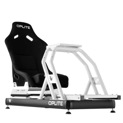 Abbildung von 0 OPLITE R8 Fury Rennsimulations Cockpit weiß
