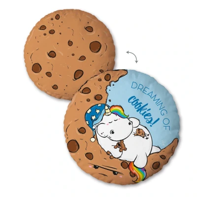 Abbildung von Pummeleinhorn Dekokissen Cookies, mit schlafendem