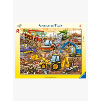 Abbildung von Ravensburger Rahmenpuzzle Baustelle 35 Teile