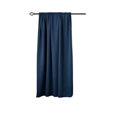 Abbildung von WOLTU Thermovorhang kälteschutz Verdunklungsvorhang Blickdicht mit Kräuselband für Schiene, 250g/m² Schwere Wärmeisolierende Vorhänge Gardinen Wohnzimmer Schlafzimmer, 135x175 cm Dunkelblau (1 Stück)