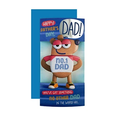 Abbildung von Hallmark Vatertagskarte für Papa lustiges 3D Design
