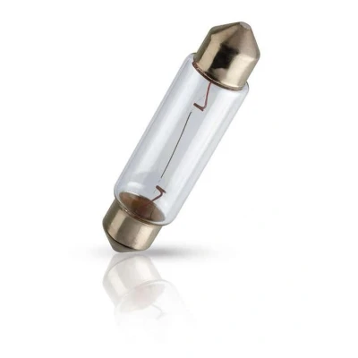 Abbildung von PHILIPS 12866B2 Glühlampe, Kennzeichenleuchte 12 10 Soffittenlampe T10,5x43 SV8.5 BMW: 1 Schrägheck, 5 Touring, MERCEDES BENZ: C Klasse Limousine