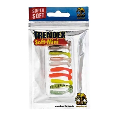 Abbildung von Behr Trendex Soft Mini Multi Color Mix 3cm Gummifisch