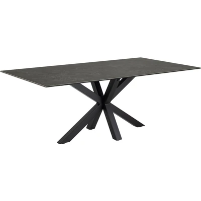 Abbildung von ACTONA GROUP Esstisch &quot;Hanna&quot;, mit einer schwarzen Keramik Optik Tischplatte, Breite 200 cm