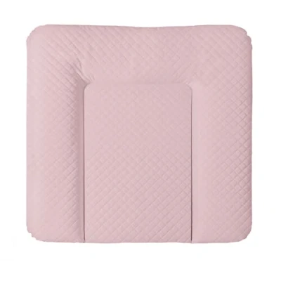 Abbildung von Ceba Baby® Wickelauflage weiche Wickelunterlage Baby Wickeltischauflage 75x72 cm Abwaschbar OEKO TEX® Standard 100 Made in EU Pink 75 x 72
