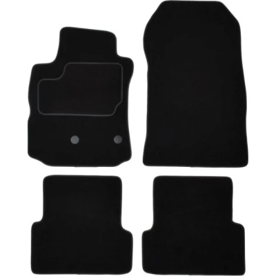 Abbildung von MAMMOOTH A041 RNT380 PRM 01 Fußmattensatz Textil vorne und hinten 4 schwarz RENAULT: Modus / Grand Modus, Clio 3, Schrägheck