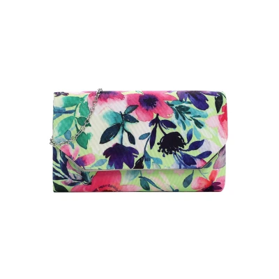 Abbildung von Tamaris Amalia Flower Clutch, Damen, Größe: One Size, Green