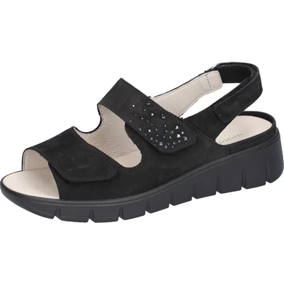Abbildung von Waldläufer Sandale &quot;M Wiola&quot;, Sommerschuh, Sandalette, Keilabsatz, in extraweiter Schuhweite M